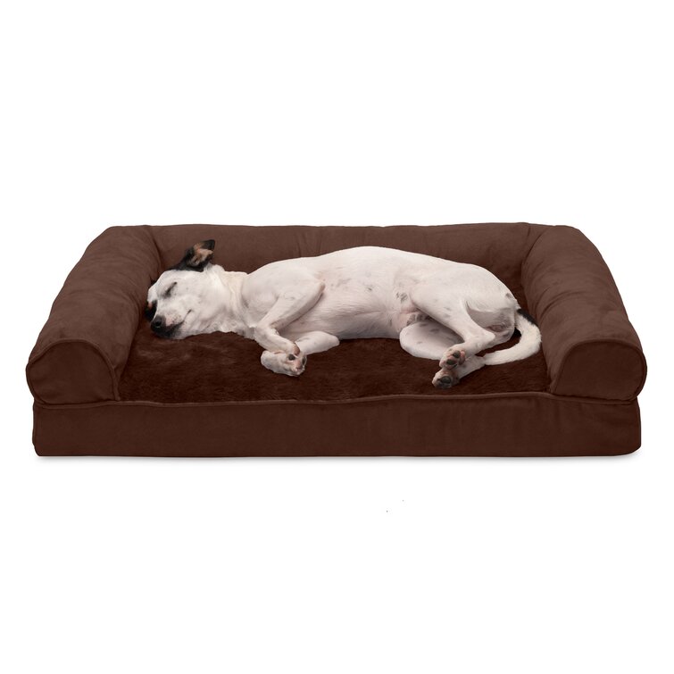 Furhaven plush & suede orthopedic hotsell sofa dog & cat bed